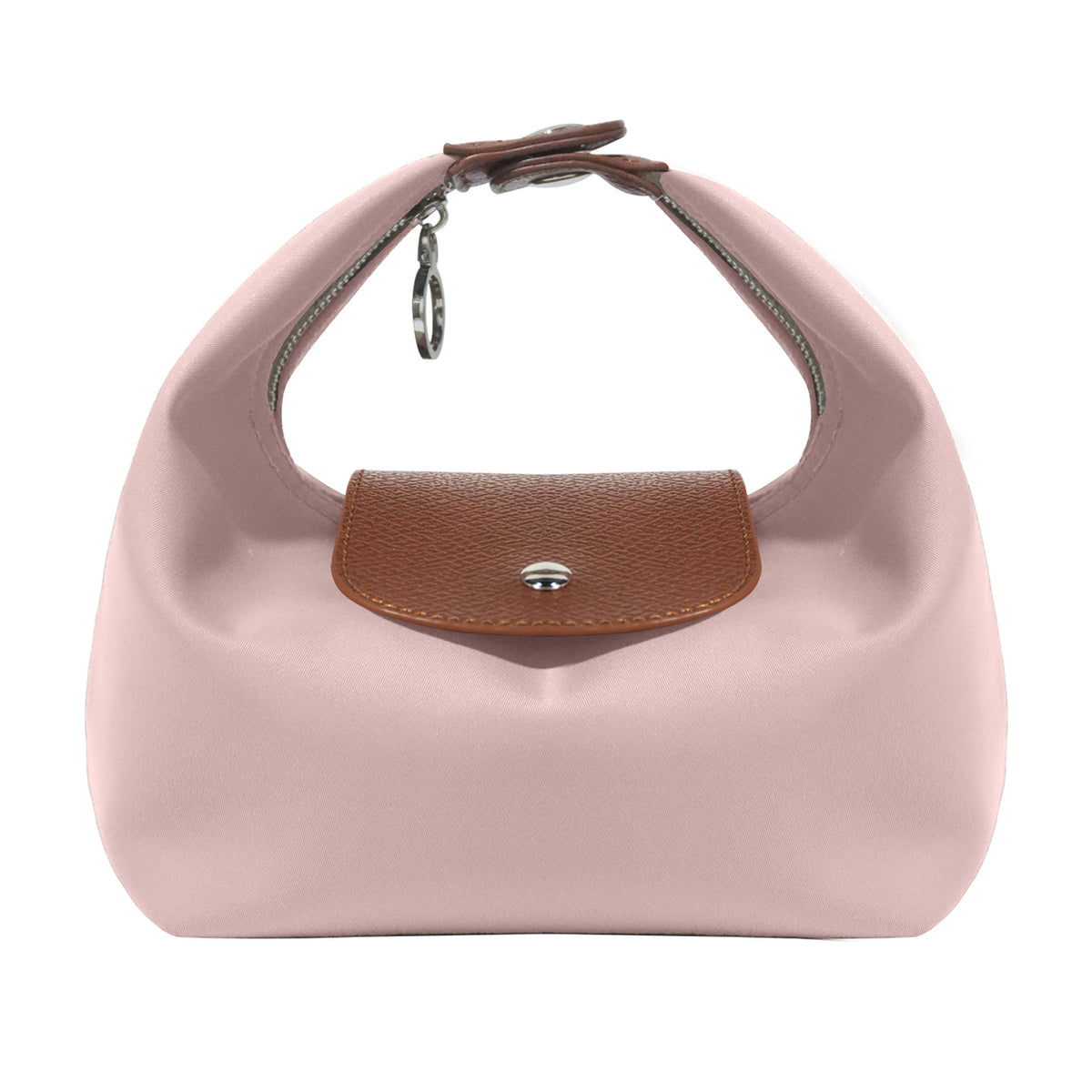 DURV Women's Minimalist Plain Crescent City Messenger Purse Shoulder Bag - Lightweight Nylon, Adjustable Strap, Color-fast Fabric, All-day Carry Ease, Casual Commuting Gift for Women