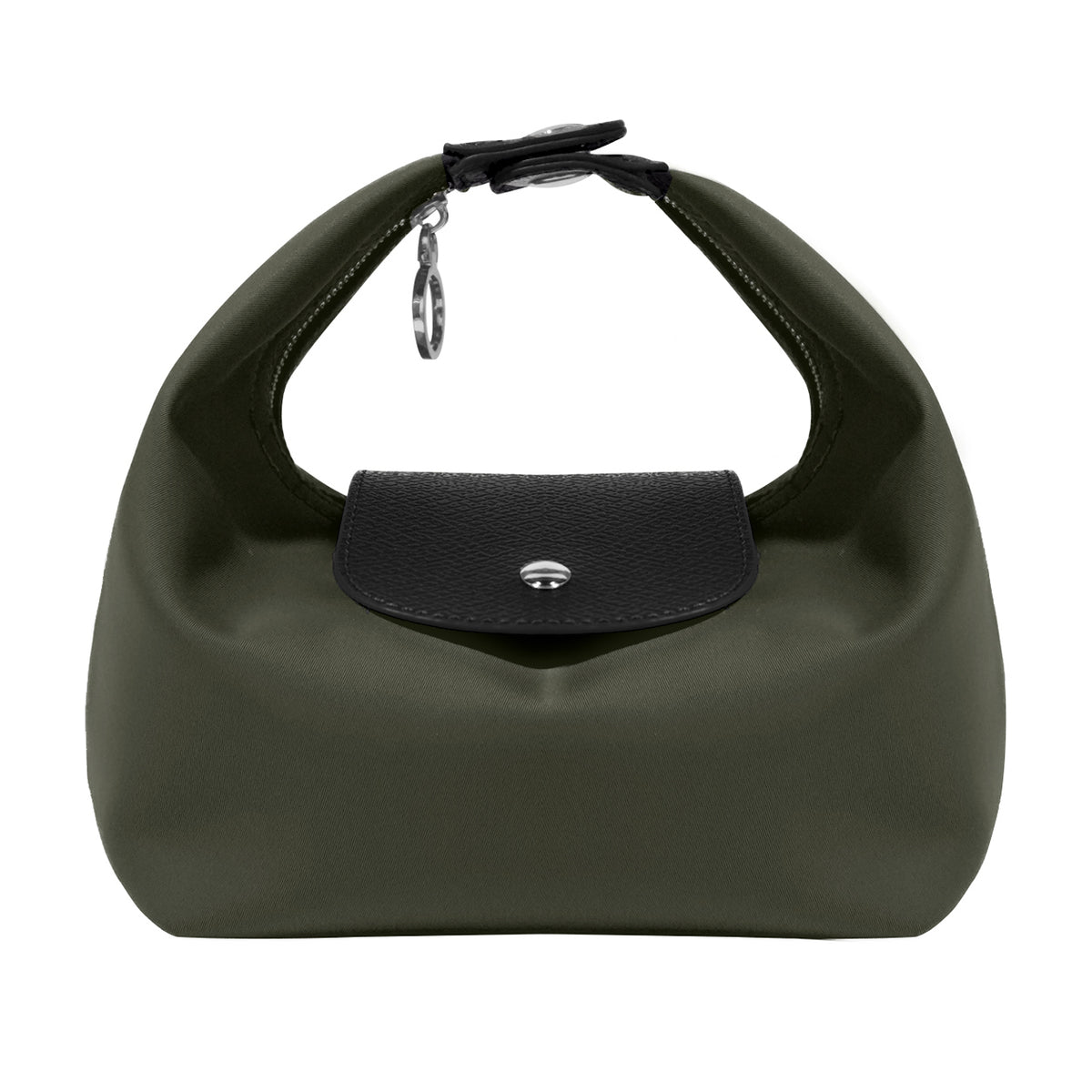 DURV Women's Minimalist Plain Crescent City Messenger Purse Shoulder Bag - Lightweight Nylon, Adjustable Strap, Color-fast Fabric, All-day Carry Ease, Casual Commuting Gift for Women